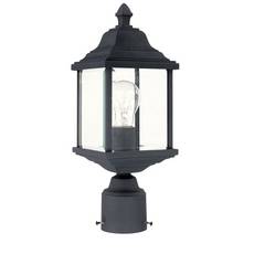 C170-932-50 By Dolan Designs-Charleston Collection Black Finish 1 Light Post