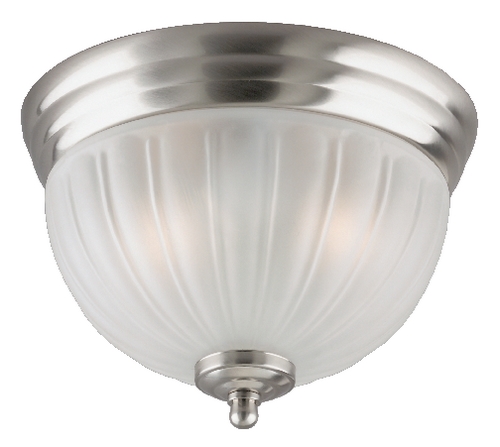 C171-6432100 By Westinghouse - Brushed Nickel Finish 2 Light Flush