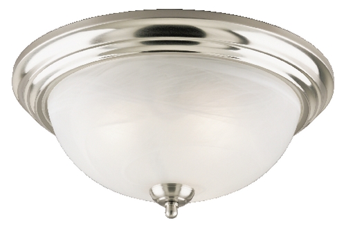 C171-6436000 By Westinghouse - Brushed Nickel Finish 3 Light Flush