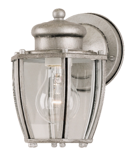 C171-6468800 By Westinghouse - Antique Silver Finish 1 Light Wall Lantern
