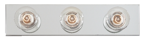 C171-6640600 By Westinghouse - Chrome Finish 3 Light Bath Bar