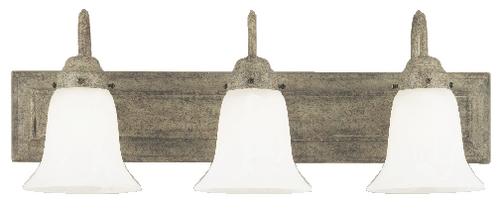 C171-6649100 By Westinghouse - Cobblestone Finish 3 Light Wall