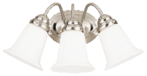 C171-6649700 By Westinghouse - Brushed Nickel Finish 3 Light Wall
