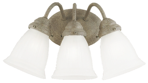 C171-6649900 By Westinghouse - Cobblestone Finish 3 Light Wall