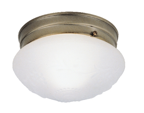 C171-6660400 By Westinghouse - Antique Brass Finish 1 Light Flush
