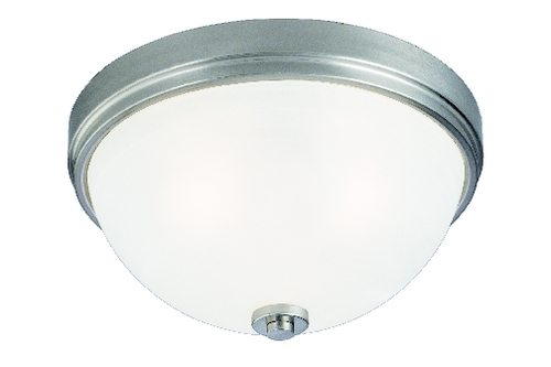 C171-6664500 By Westinghouse - Brushed Nickel Finish 3 Light Flush