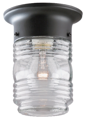 C171-6691900 By Westinghouse - Matte Black Finish 1 Light Flush