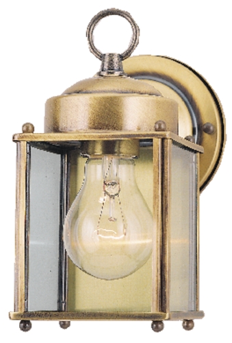 C171-6693700 By Westinghouse - Antique Brass Finish 1 Light Wall Lantern