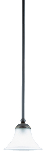 C171-6701700 By Westinghouse - Abington Collection Weathered Bronze Finish 1 Light Mini Pendant