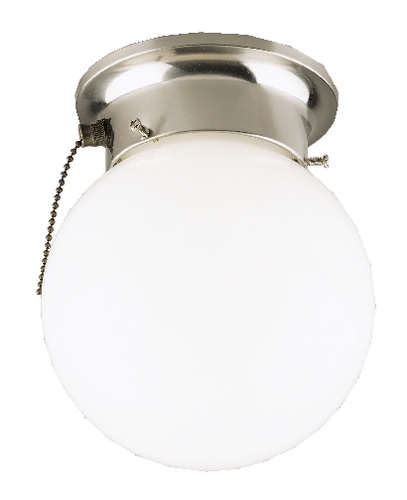 C171-6720800 By Westinghouse - Brushed Nickel Finish 1 Light Flush
