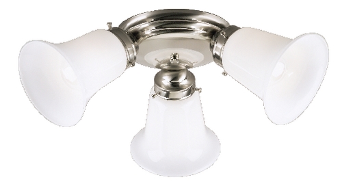 C171-6732200 By Westinghouse - Brushed Nickel Finish 3 Light Flush