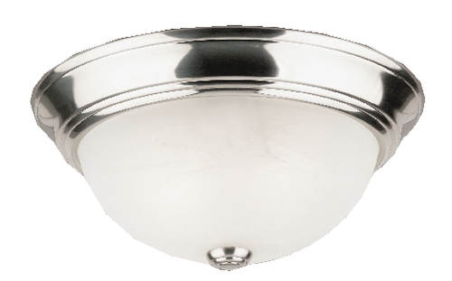 C171-6757300 By Westinghouse - Eastgate Collection Brushed Nickel Finish 2 Light Flush