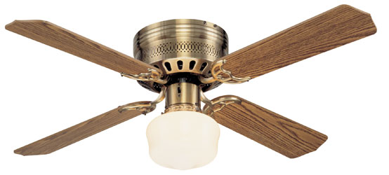 C171-7812300 By Westinghouse - Casanova Supreme Collection Antique Brass Finish Ceiling Fan