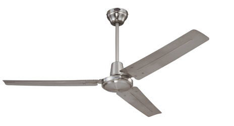 C171-7861400 By Westinghouse - Industrial Collection Brushed Nickel Finish Ceiling Fan