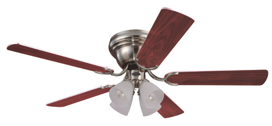 C171-7861600 By Westinghouse - Contempra IV Collection Brushed Nickel Finish Ceiling Fan