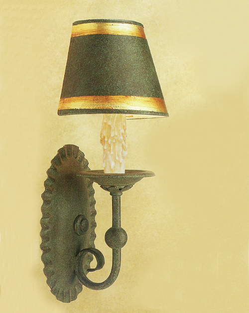 C173-ADA 148-3 By Artdemexico - Iron Lighting Collection Premium Antique Bronze Finish Wrought Iron Wall Light-ADA-Compliant