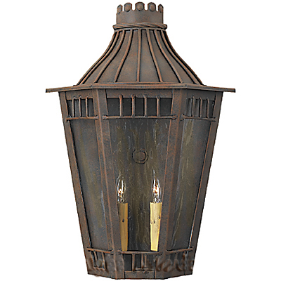 C173-ADA 193-2 By ARTE DE MEXICO - Iron Lighting Collection Collection Antique Umber Finish Wrought Iron Exterior Wall Light