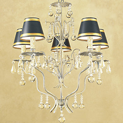 C173-CC021-3 By ARTE DE MEXICO - Iron Lighting Collection Premium Acid Wash Finish Wrought Iron Chandelier with Crystals
