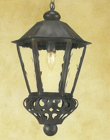 C173-HF169-1 By ARTE DE MEXICO - Iron Lighting Collection Verde Finish Wrought Iron