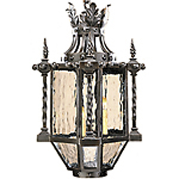 C173-HF176-2 By ARTE DE MEXICO - Iron Lighting Collection Black Rust Finish Wrought Iron