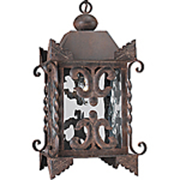 C173-HF179-1 By ARTE DE MEXICO - Iron Lighting Collection Premium Vintage Rust Finish Wrought Iron