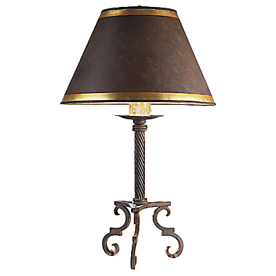 C173-TL200-3 By ARTE DE MEXICO - Iron Lighting Collection Premium Vintage Rust Finish Wrought Iron