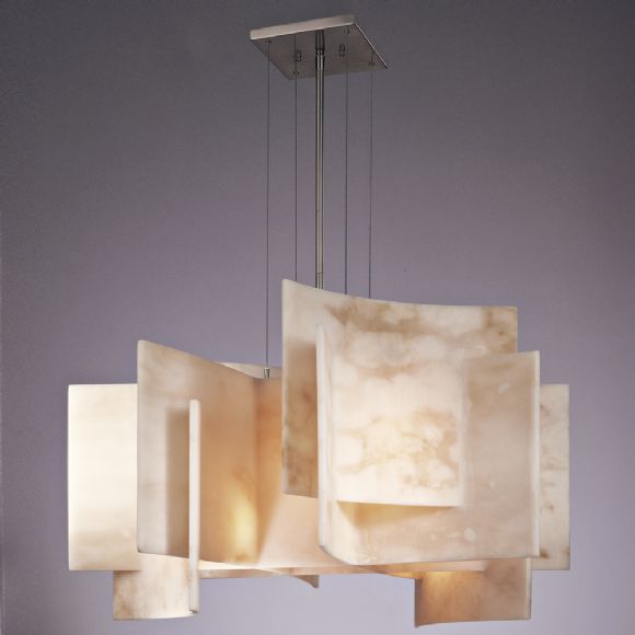 C174-P382-084 By Kovac Lighting-Brushed Nickel Finish Chandelier