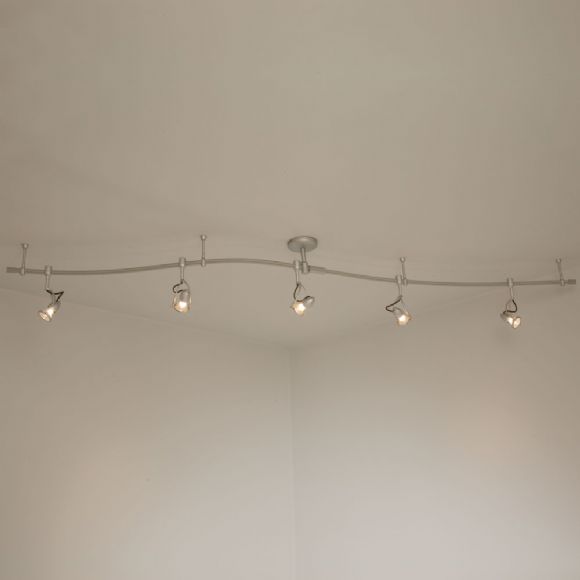 C174-P4116-609 By Kovac Lighting-Silver Finish LightRail