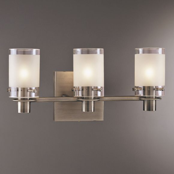 C174-P5003-056 By Kovac Lighting-Antique Nickel Finish 3 Light Bath