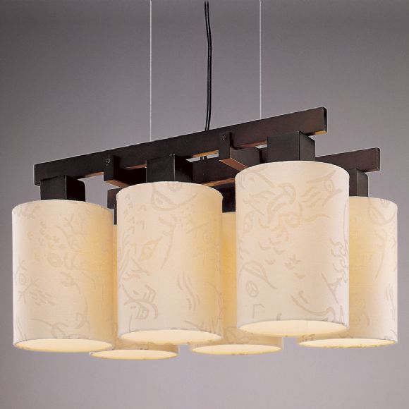 C174-P8086-615 By Kovac Lighting-Kimono Collection Antique Dorian Bronze Finish Chandelier