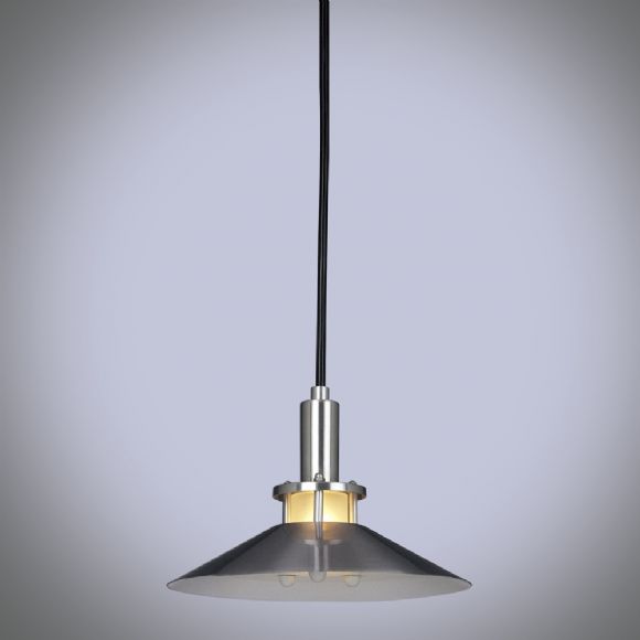 C174-P9721-614 By Kovac Lighting-Cones Collection Satin Aluminum Finish 1-Light Pendant