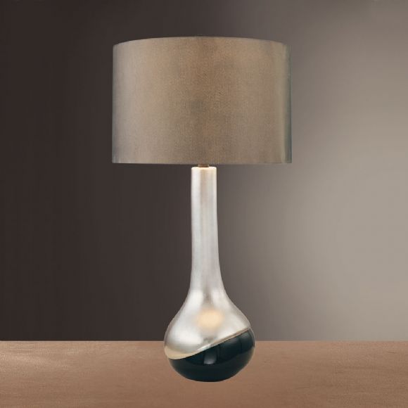 C175-10105-0 By Ambience Lighting-Silver With Blue Finish-Table Lamp