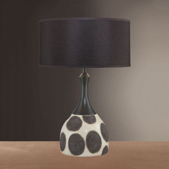 C175-10174-0 By Ambience Lighting-Aged White And Black Finish-Accent Lamp