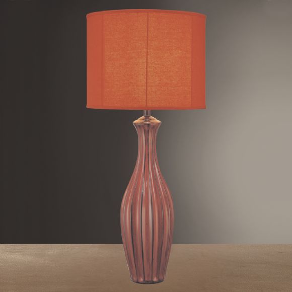 C175-10303-0 By Ambience Lighting-Chile Red With Chocolate Finish-Table Lamp