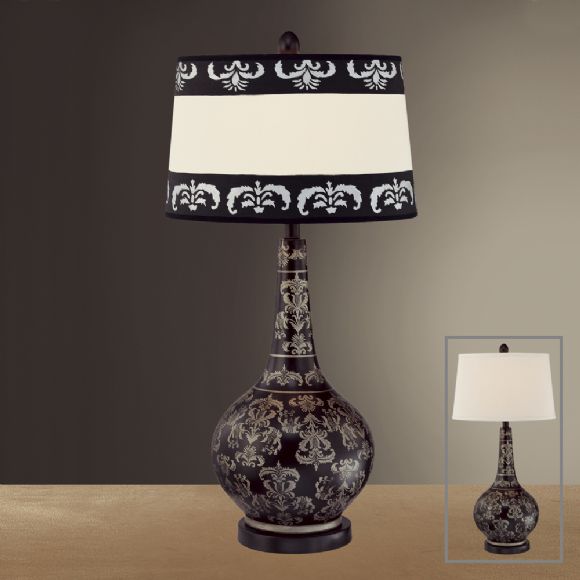 C175-10997-0 By Ambience Lighting-Painted Ceramic Finish-Table Lamp