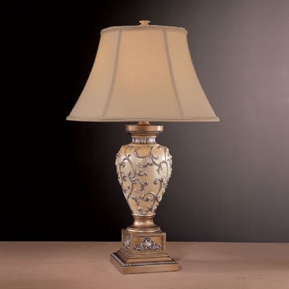 C175-12162-0 By Ambience Lighting-Cream With Silver Finish-Accent Lamp