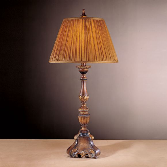 C175-12181-0 By Ambience Lighting-Walnut Patina With Gold Finish-Buffet Lamp