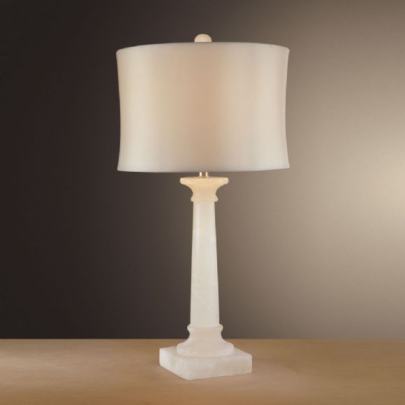C175-12300-0 By Ambience Lighting-Alabaster Finish-Table Lamp
