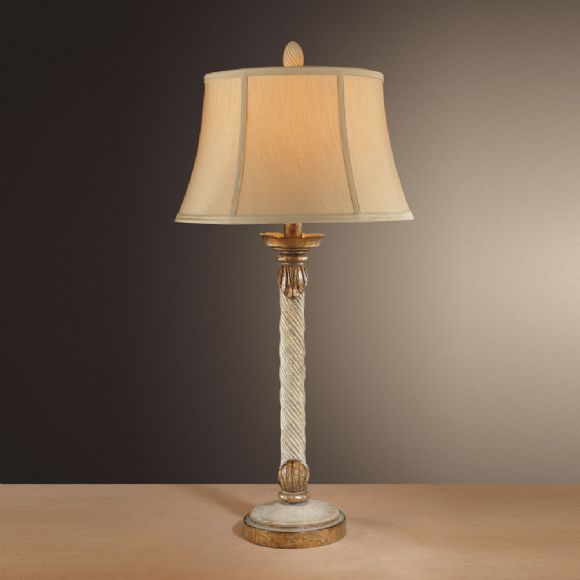 C175-12306-0 By Ambience Lighting-Golden Stone Finish-Table Lamp