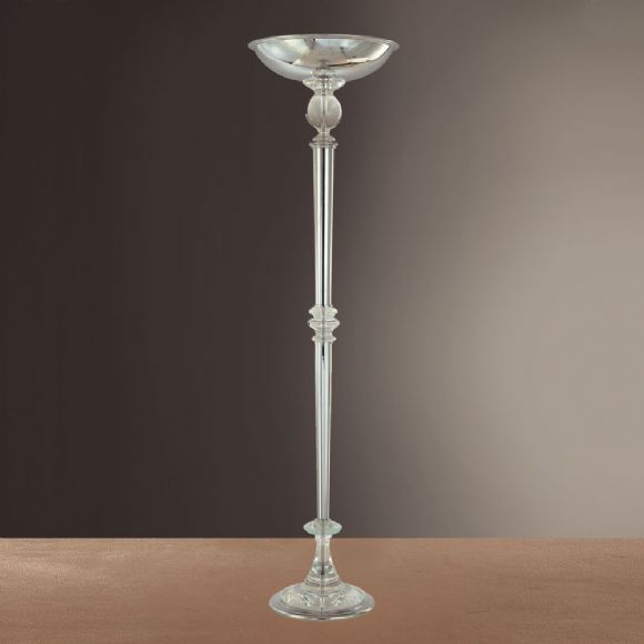 C175-32011-77 By Ambience Lighting-Kingswell Collection-Chrome And Crystal Finish-Torchiere