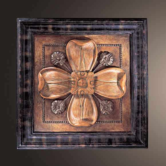 C175-40013-544 By Ambience Lighting-Rich Bordeaux Finish-Wall Art
