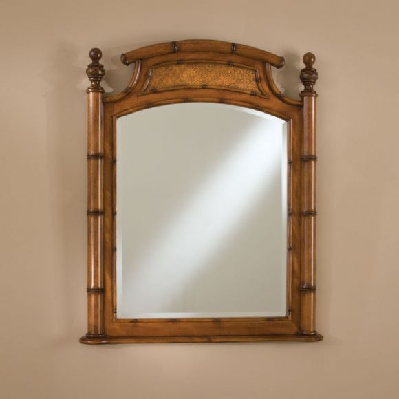 C175-54511-0 By Ambience Lighting-Honey Bamboo Finish-Mirror