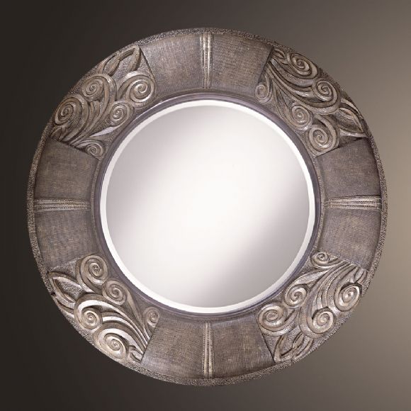 C175-56284-0 By Ambience Lighting-Dark Burlap With Silver Finish-Mirror