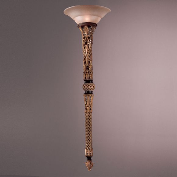 C175-80690-192 By Ambience Lighting-The Romance Collection-Weathered Lattice Finish-Foot Dimmer