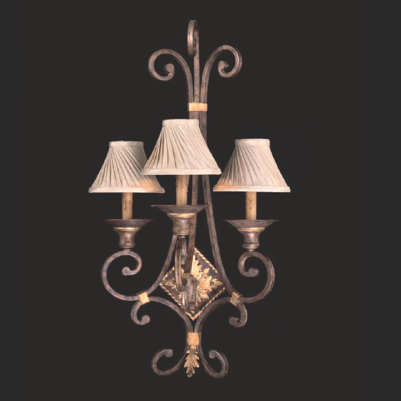 C176-N2231-355 By Metro Lighting-Golden Bronze Finish Wall Sconce