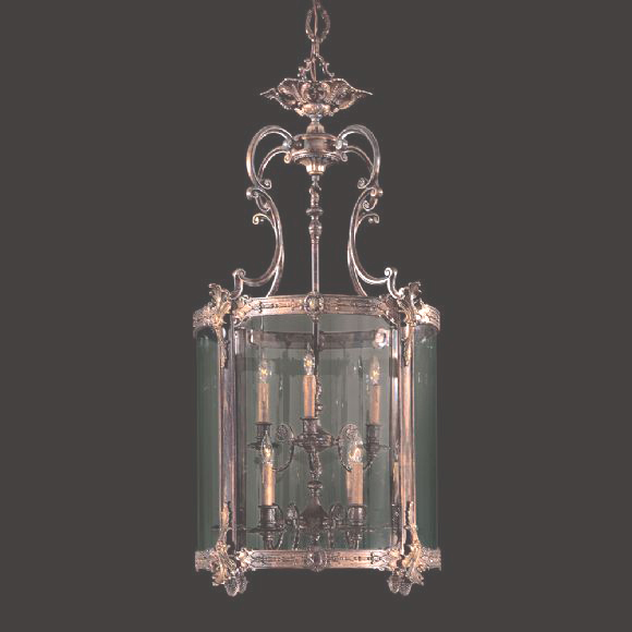 C176-N2342 By Metro Lighting-Antique Bronze Patina Clear Glass Finish Chandelier
