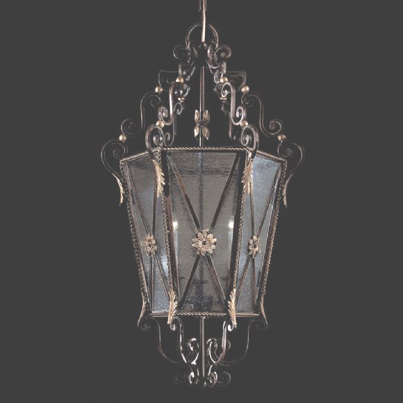 C176-N3640-301 By Metro Lighting-Castlewood Walnut with Silver Highlights Finish Pendant