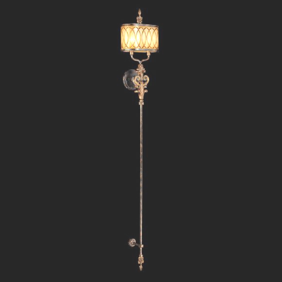 C176-N6482-270 By Metro Lighting-Terraza Villa Patina with Gold Leaf Accents Finish Wall Torchiere
