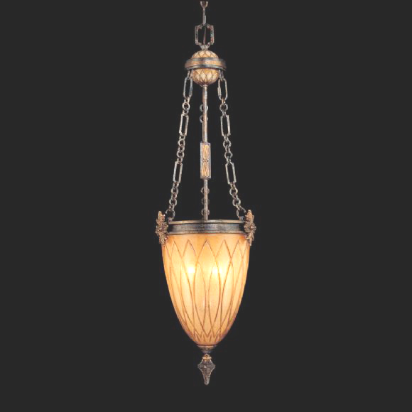 C176-N6494-270 By Metro Lighting-Terraza Villa Patina with Gold Leaf Accents Finish Pendant
