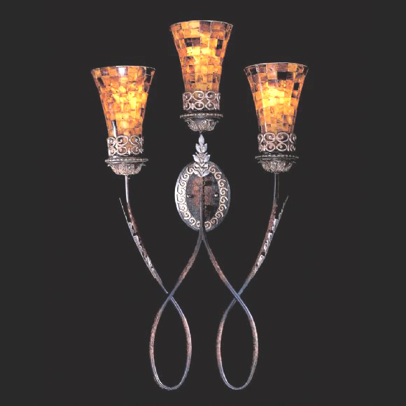 C176-N6512-468 By Metro Lighting-Cattera Bronze Finish Wall Sconce